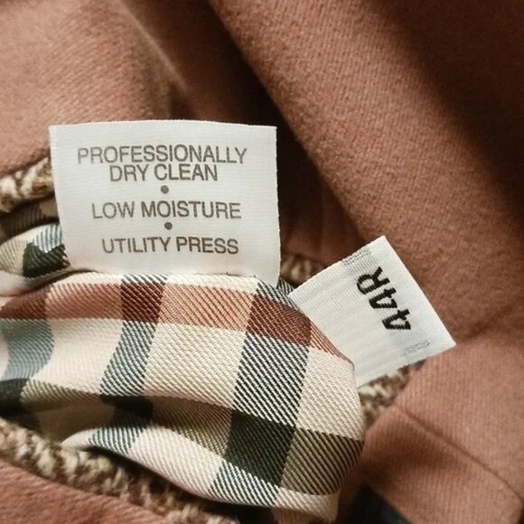 Hart Schaeffner Max Brown 44R Blazer DRY CLEAN ONLY - Picture 3 of 5